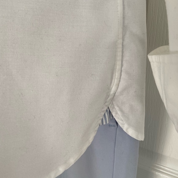 Lands End classic cotton white shirt - Picture 2 of 9